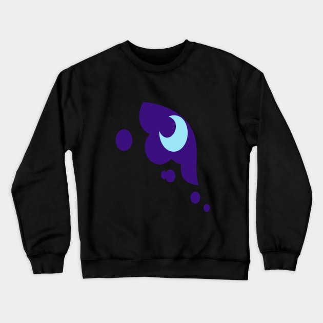 My little Pony - Nightmare Moon Cutie Mark Crewneck Sweatshirt by ariados4711